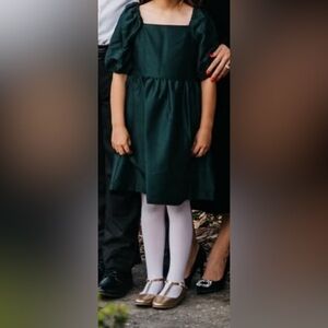 Copper key little girls dress